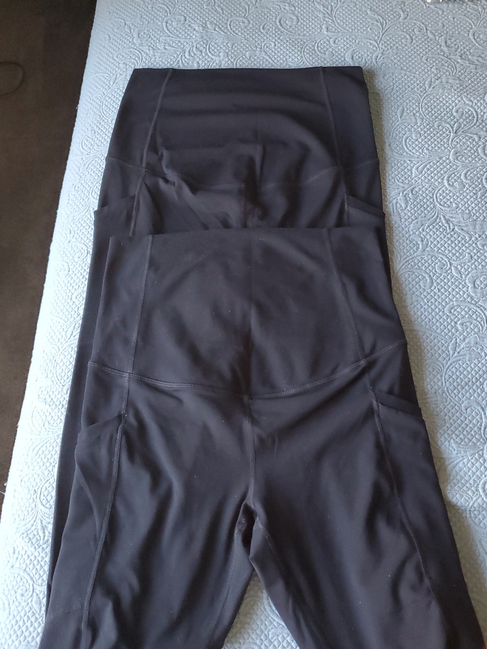 Fabletics Pureluxe Black Maternity Leggings Size Medium